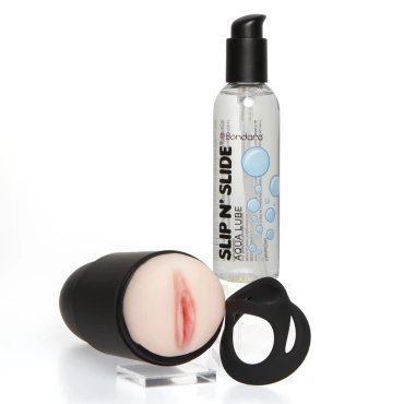 Masturbator & Stamina Training Bundle With Lube