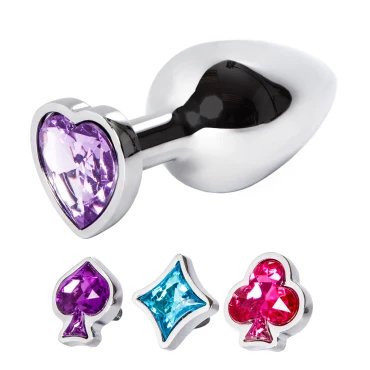 Full House Interchangeable 4 Piece Metal Butt Plug Set