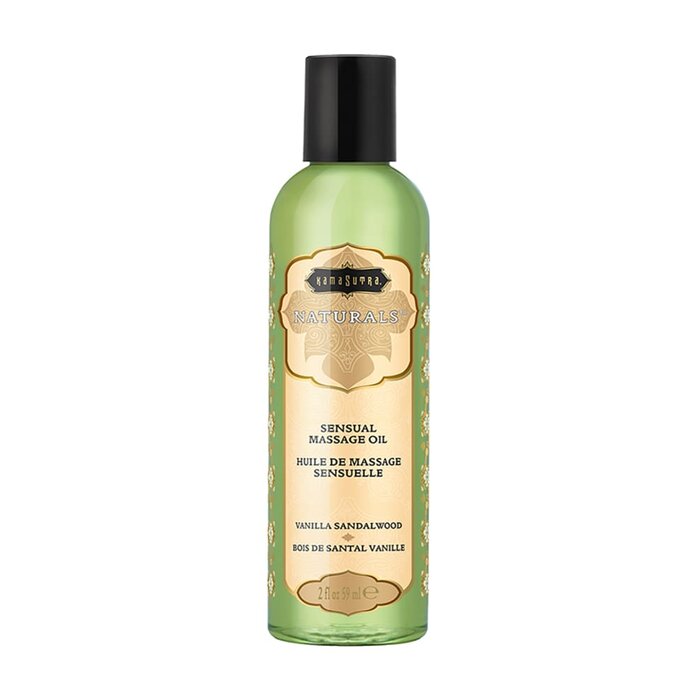 Naturals Sensual Massage Oil - Vanilla Sandalwood - 2 oz.