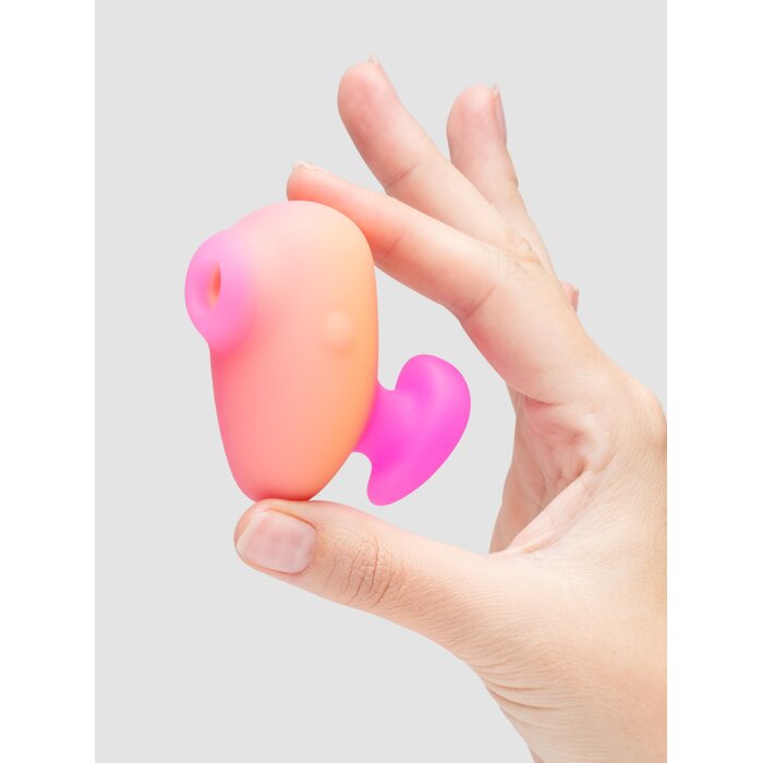Romp Kiss Rechargeable Clitoral Suction Stimulator - Hot Pink