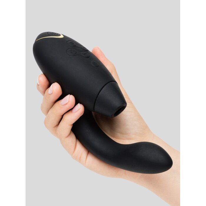 Womanizer Duo Rechargeable G-Spot and Clitoral Stimulator - Black