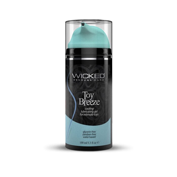 Wicked Toy Breeze Cooling Lubricating Gel for Intimate Toys - 3.3 oz.