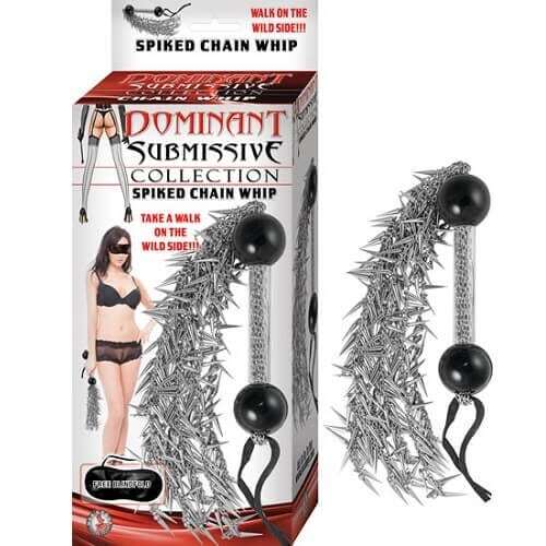 Dominant Submissive Spiked Chain Whip