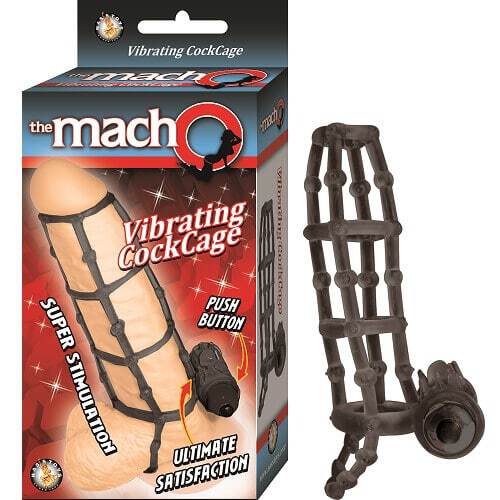 The MachO Vibrating Cockcage Black