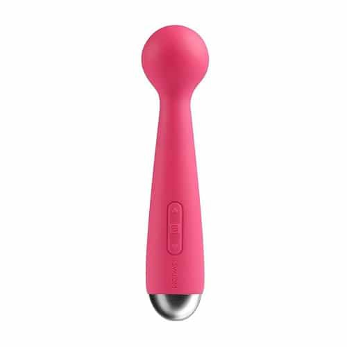 Svakom Emma Mini 100% Waterproof Wand Massager Vibe-Red