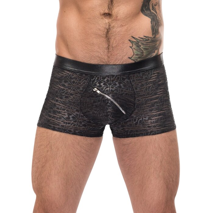 Pouch Shorts with Zip