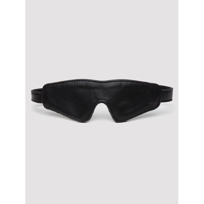 Fifty Shades of Grey Bound to You Faux Leather Blindfold - Black