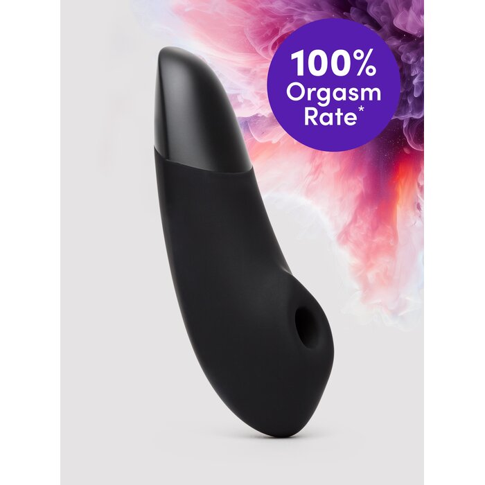 Womanizer Enhance Black Pleasure Air Clitoral Vibrator - Black