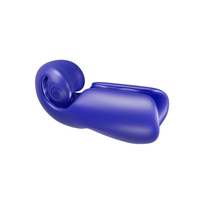 Snail EVO Vibrating and Unrolling Masturbator - Blue
