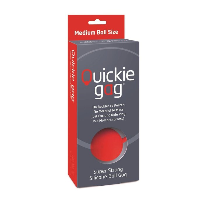 Quickie Gag Medium Ball: Red