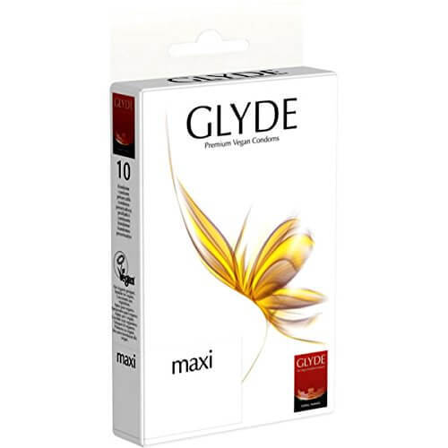 Glyde Ultra Maxi Vegan Condoms 10 Pack