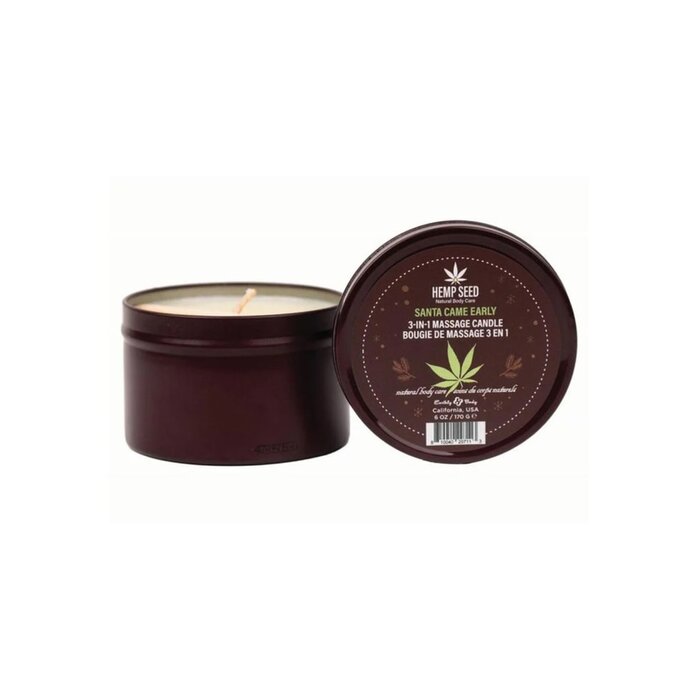 Hemp Seed 3-In-1 Massage Candle - Santa Came Early