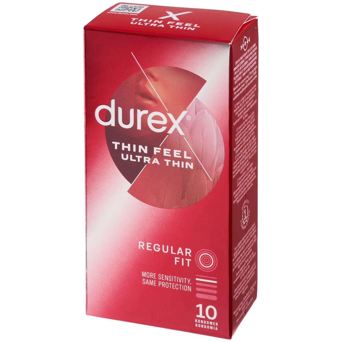 Durex Feel Ultra Thin Condoms 10 Pack - Clear