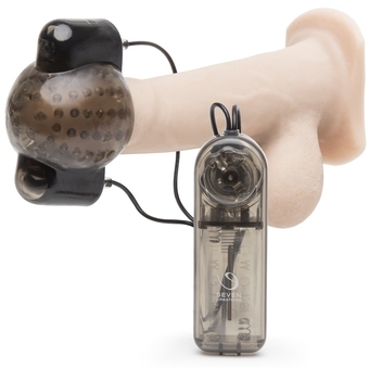 Dual Power Vibrating Penis Head Sleeve