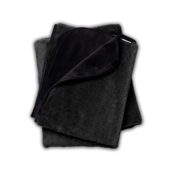 Liberator Fascinator Fur Queen Throw - Black