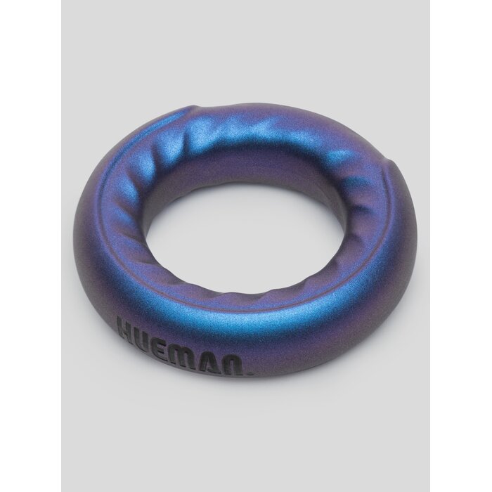 Hueman Saturn Galactic Silicone Vibrating Cock Ring - Purple