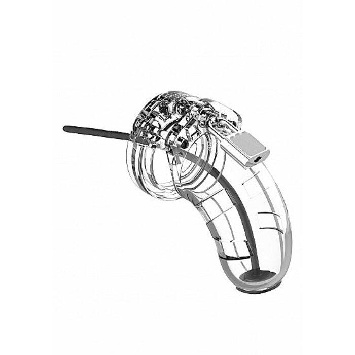 Model 15 - Chastity - 3.5" Cage with Silicone Urethral Sounding