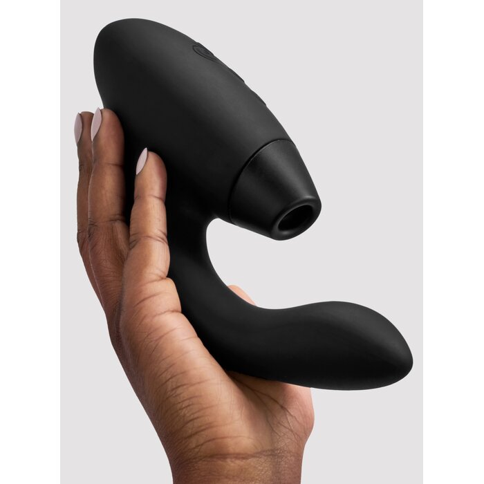 Womanizer Duo 2 Rechargeable Silicone G-Spot and Clitoral Stimulator - Black
