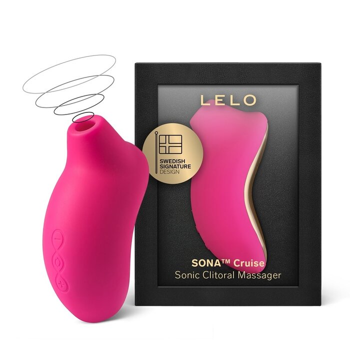 LELO SONA Cruise Clitoral Massager Cerise