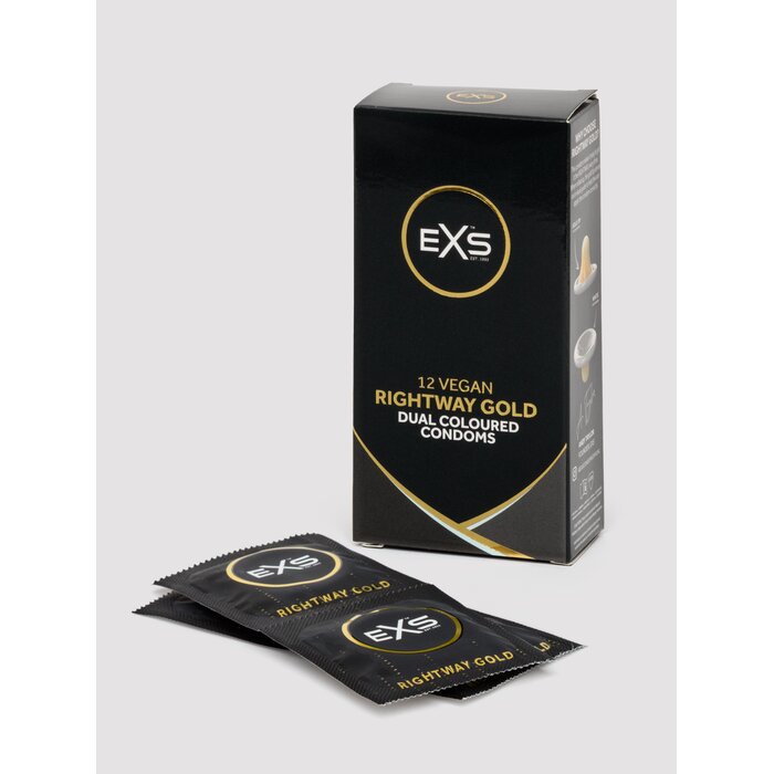 EXS Rightway Gold Tip Condoms (12 Pack)