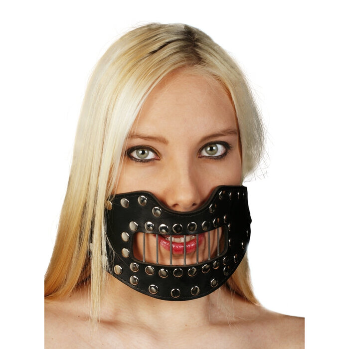 Leather Hannibal Mouth Mask - One Size