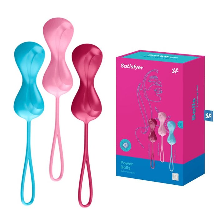 Satisfyer Power Kegel Balls Set of 3 Weighted