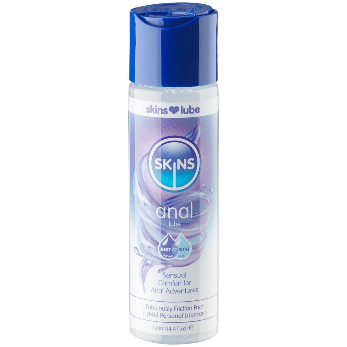 Skins Sensual Comfort Hybrid Silicone and Water-based Anal Lube 130 ml - Clear