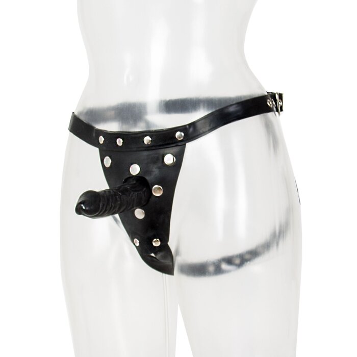 Latexa Rubber Strap-On with Dildo - One Size