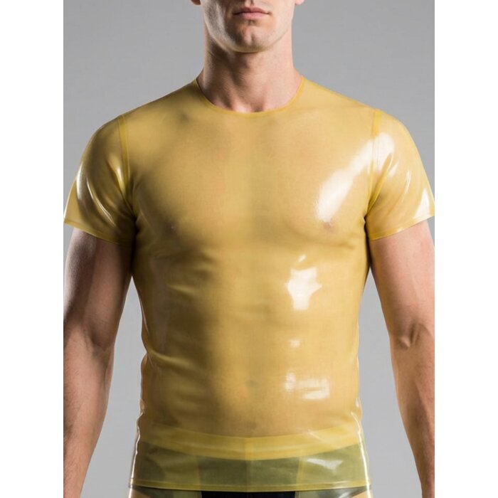 Latex T-Shirt In Transparent Natural