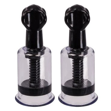 Twister Black Nipple Suckers - SMALL