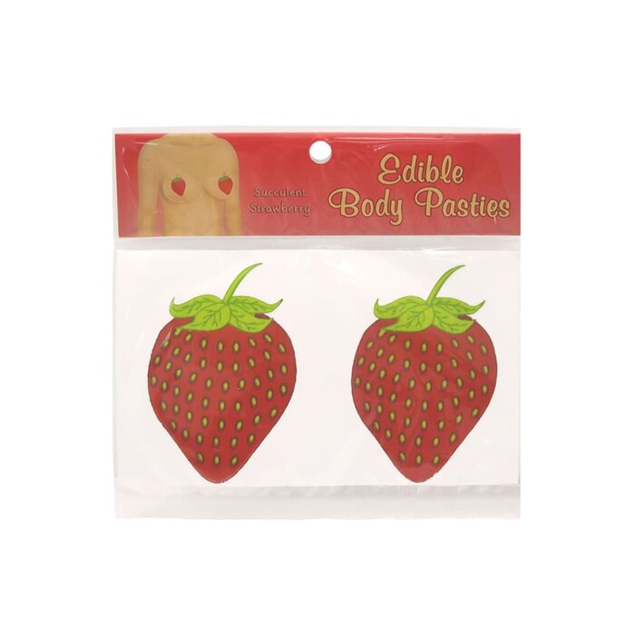 Edible Body Pasties - Succulent Strawberry