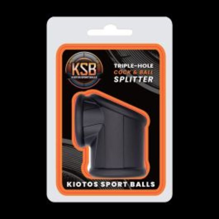 Kiotos KSB Triple-Hole Cock & Ball Splitter - Black