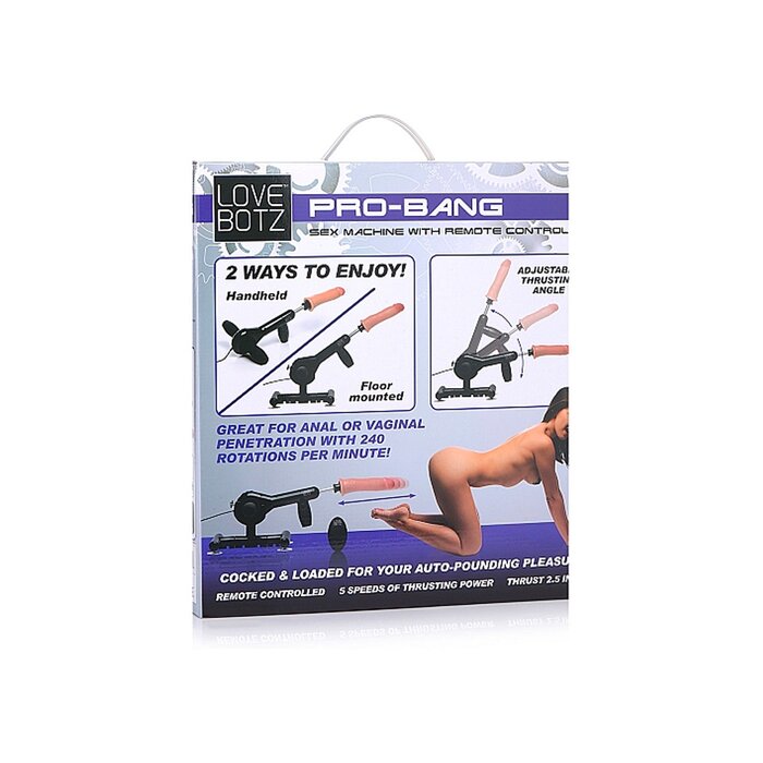 Pro-Bang Sex Machine with Remote Control - UK ONLY