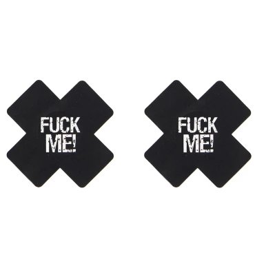 'Fuck Me!' Glow In The Dark Nipple Pasties