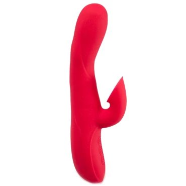 Honeysuckle Red Clit Suction Rabbit Vibrator