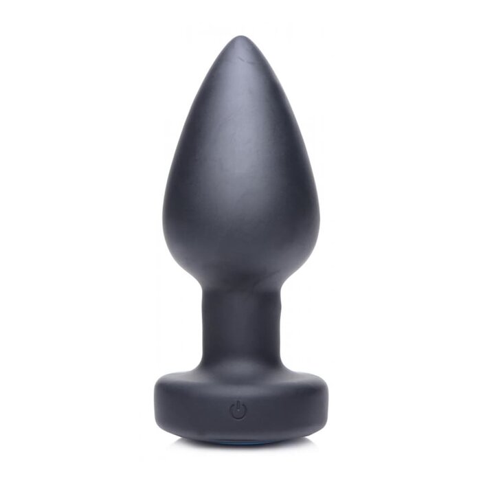 E-Stim Pro Silicone Vibrating Anal Plug with Remote