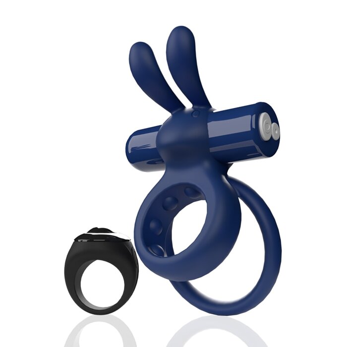 Remote Controlled Ohare Vibrating Ring - Blue