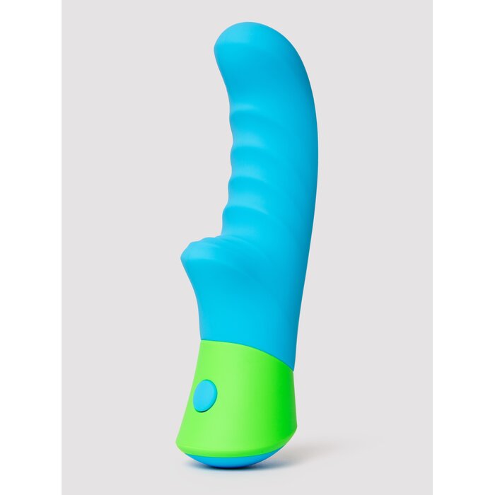Rave Ridged-G Blue Mini G-Spot Vibrator - Blue