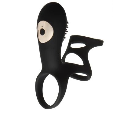 Clit-Thruster 10 Speed Vibrating Rechargeable Cock Ring & Sleeve
