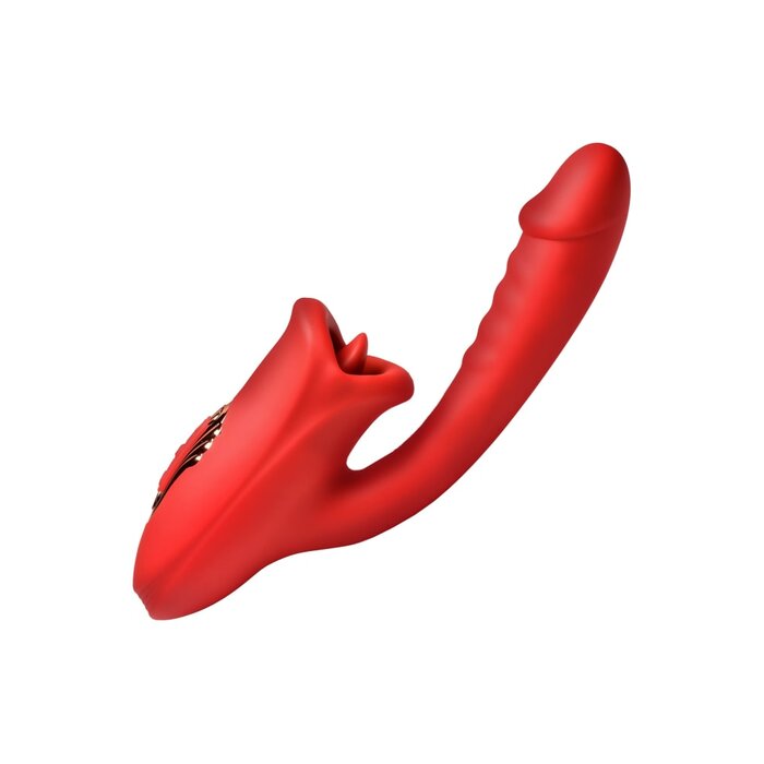Lickgasm Deep Kiss Kissing Silicone Rabbit