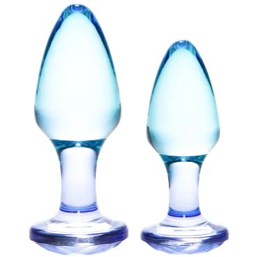 Precious Gem Blue Acrylic Butt Plug - LARGE
