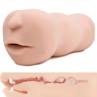 Boss Deep Throat Handheld Oral Sex Masturbator - 6 Inch