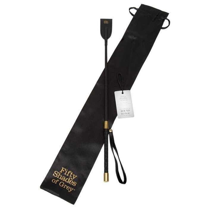 Fifty Shades Bound to You Riding Crop – Faux Leather Couples Crop UK