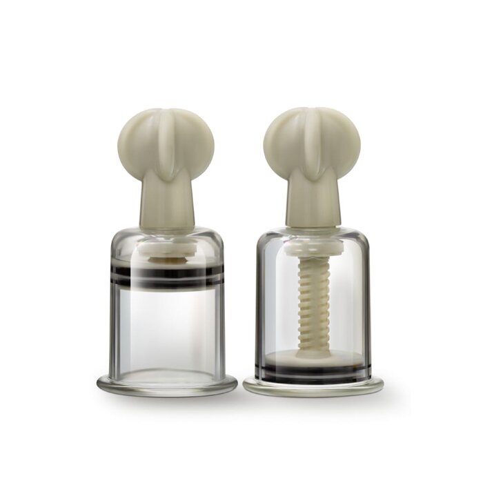 Temptasia Clit and Nipple Large Twist Suckers - Set of 2