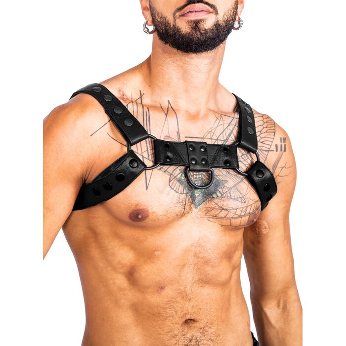 Bulldog Bondage Harness Black - One Size