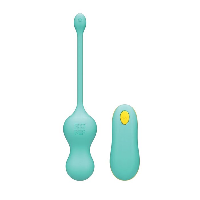ROMP Cello Rechargeable Vibrating Egg - Blue