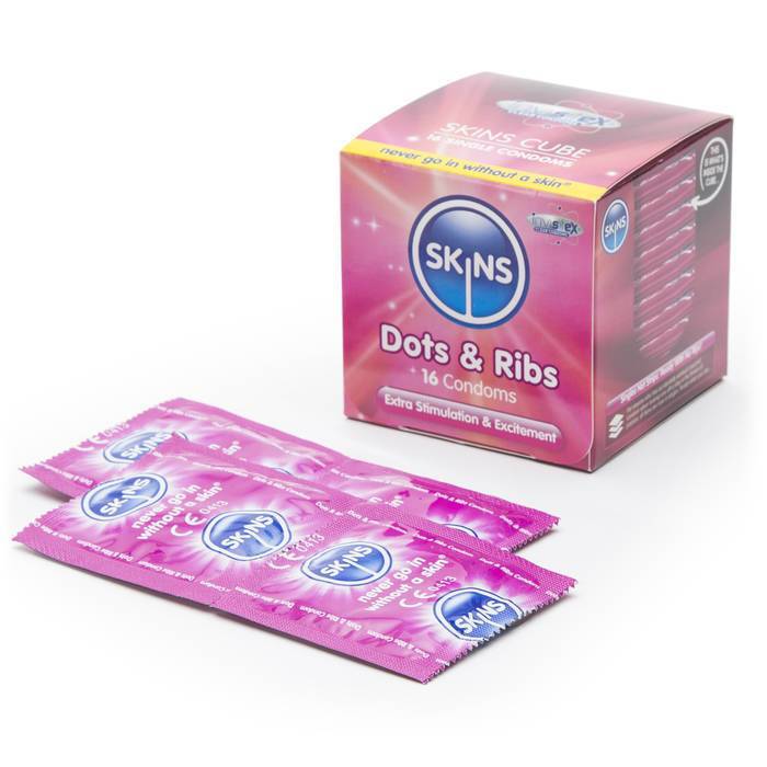 Skins Dotted and Ribbed Condoms (16 Pack)
