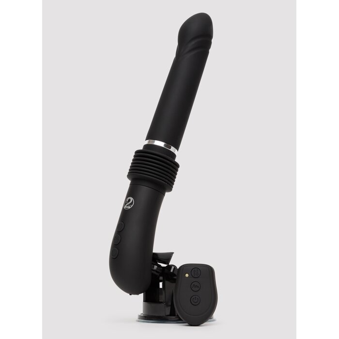 Portable Thrusting Rechargeable Sex Machine - Black