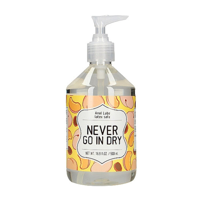 Anal Lube - NEVER GO IN DRY - 500ml