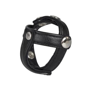 Imperial Cradle Studded Cock Ring & Ball Separator